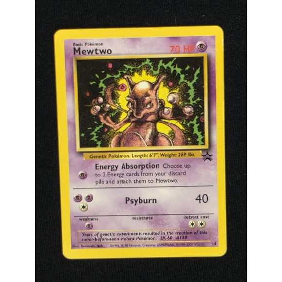 1999 pokemon promo cards Buy WoTC Movie Mewtwo Card Online any damage done by the attack is reduced by 10 (after applying Weakness and Resistance) 1999 Pokemon Game Movie 4